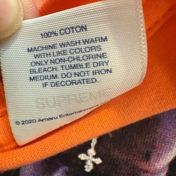 Supreme Tupac Hologram Neon Orange T-Shirt Size M - Picture 4 of 4